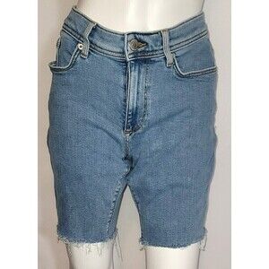 River Island Skinny Stretch Rough Hem Bermudas - Size 32